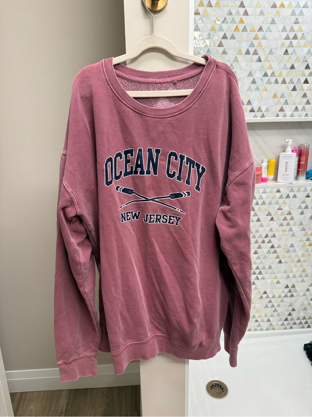 Women's Crewneck Sweatshirt - Ocean City New Jersey
